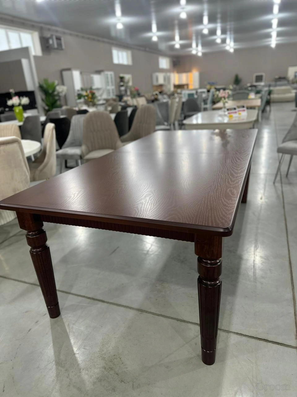Стол Кардинал 2.50 х 3.50 / орех / квадратный