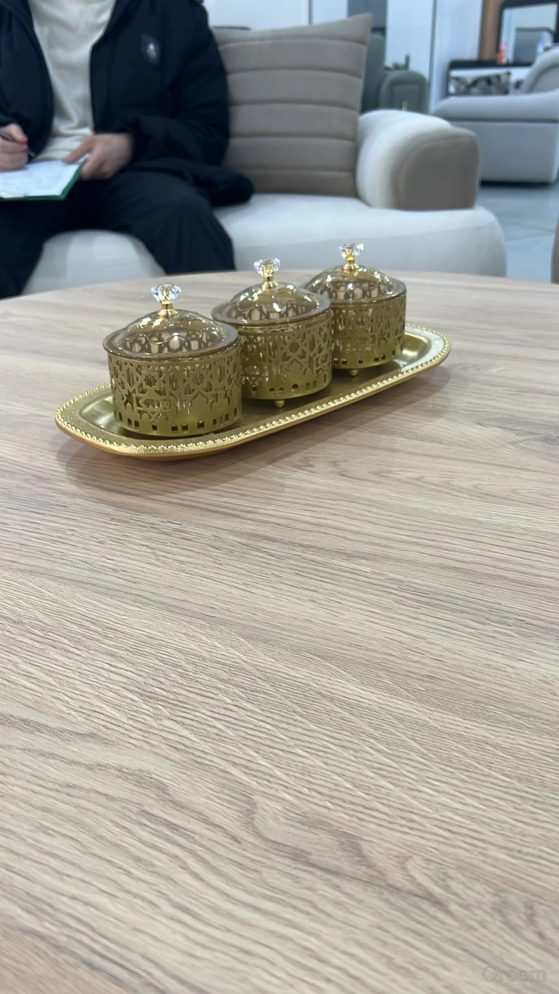 Конфетница Домаск (золото)